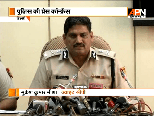 Delhi joint commissioner police, Mukesh Kumar Meena