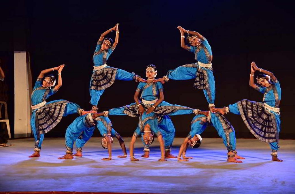 AT THEIR FLEXIBLE BEST: A Gudi Padwa performance by Konark Natya Mandap at Guru Gopinath National Dance Festival in Thiruvananthapuram on February 8, UNI