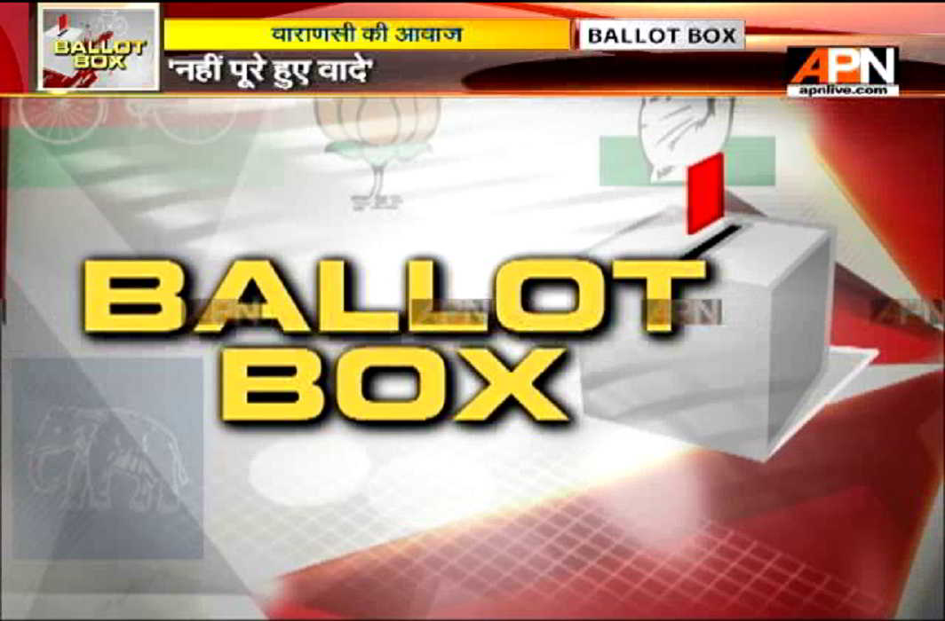 UP Election special Ballot Box from Ganga ghat of Varanasi