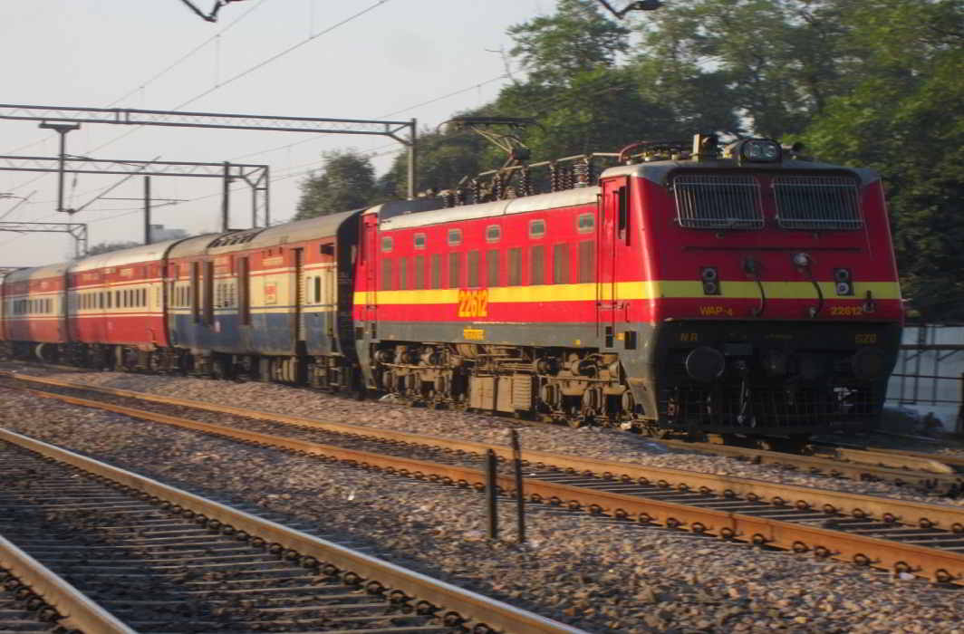 A Rajdhani train