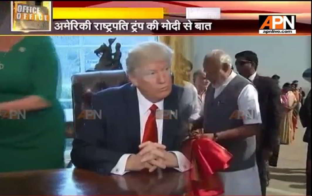 US President Donald Trump congratulates PM Modi on election victories