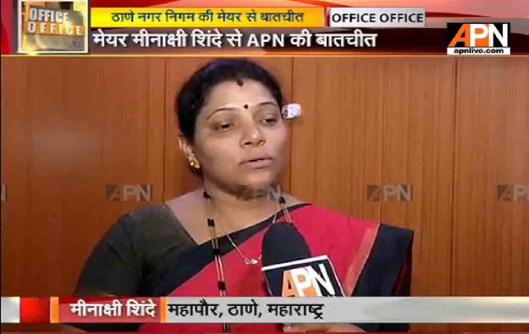 Thane Mayor Meenakshi Shinde talks to APN