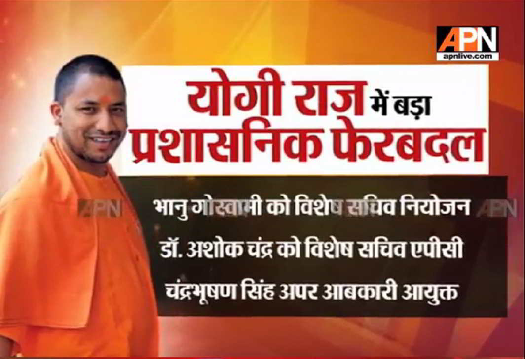 Yogi Govt transfers 148 officers in Uttar Pradesh