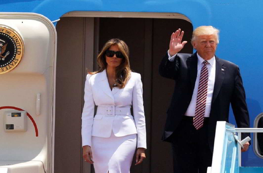 Watch: Melania Trump slaps off husband’s hand in Israel!