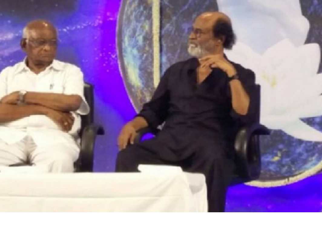 Rajini says he will enter politics if God wills