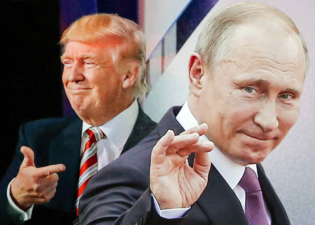 Vladimir Putin and Donald Trump
