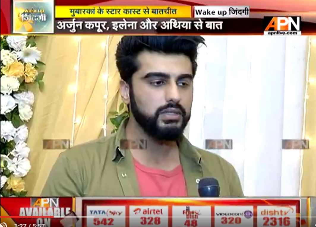 Watch Mubarkan's star cast speaks with APN