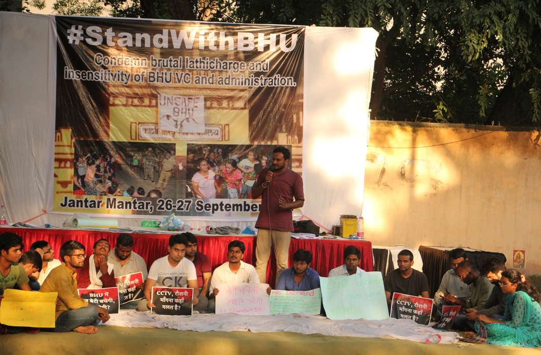 BHU students’ protest in Capital brings out the horrors that girl students live with