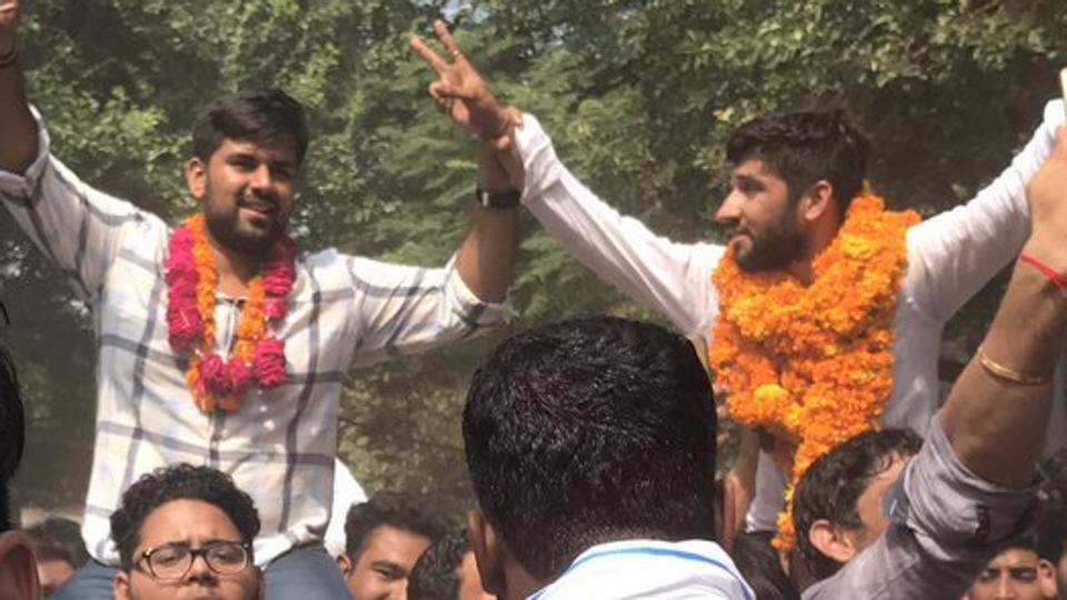 Congress-backed NSUI wins DUSU top posts, setback for BJP student wing