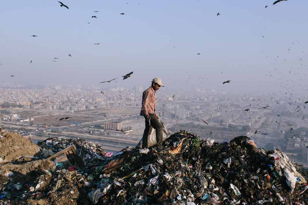 At least two dead as East Delhi’s Ghazipur landfill caves in; rescue op underway