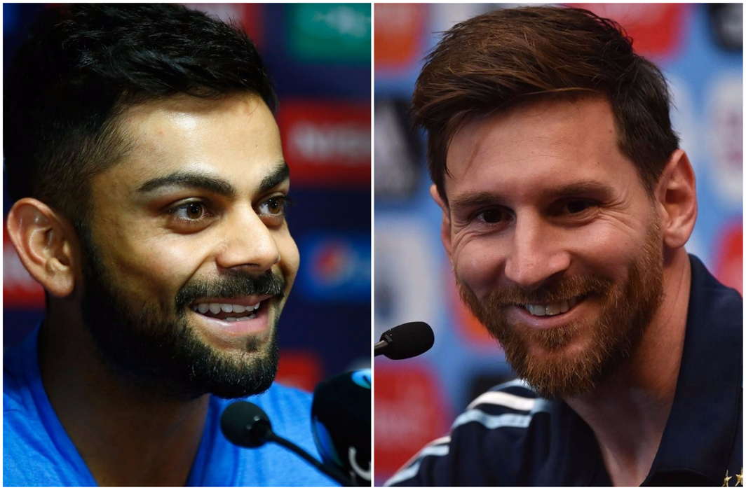 Virat Kohli and Messi