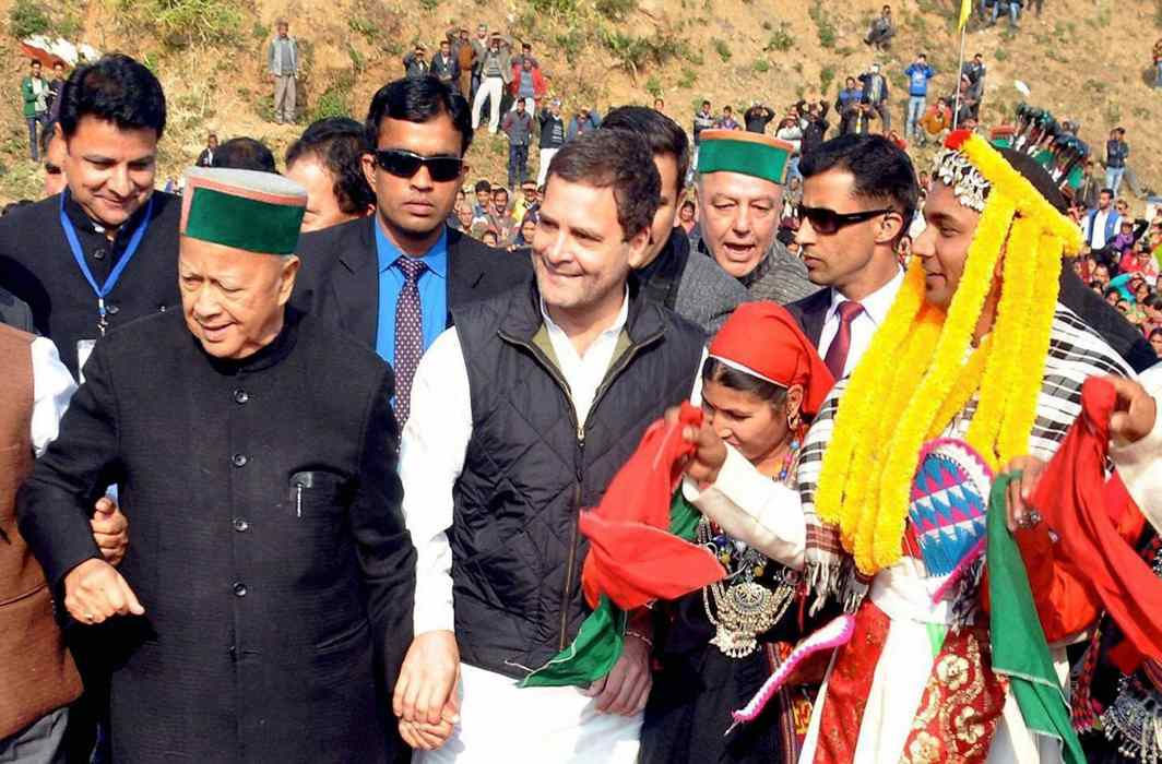 Rahul endorses Virbhadra as party’s CM candidate for Himachal polls