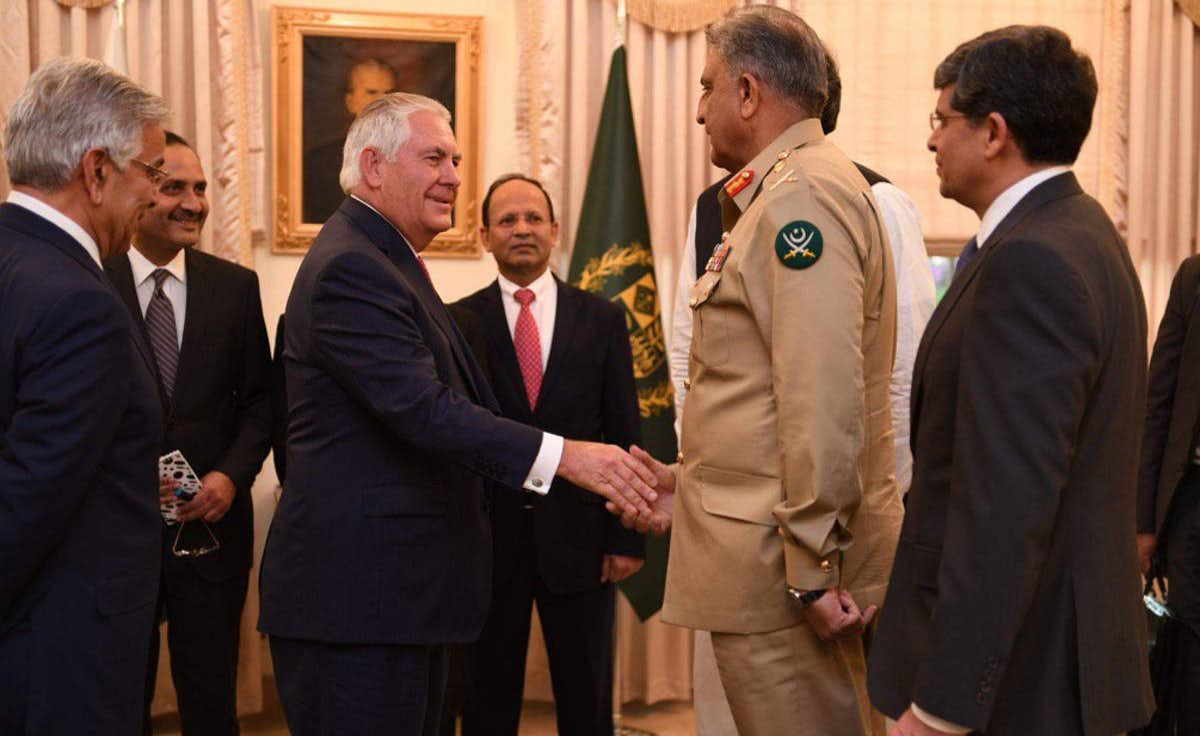 tillerson in pakistan