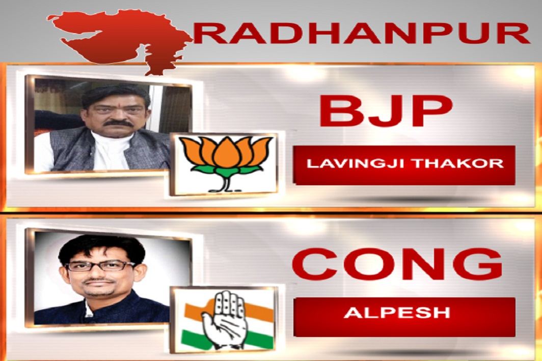 Alpesh Thakor leads in ​​Radhanpur