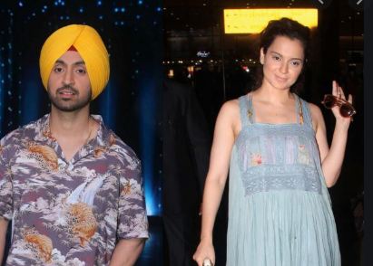 diljit and Kangana Ranaut