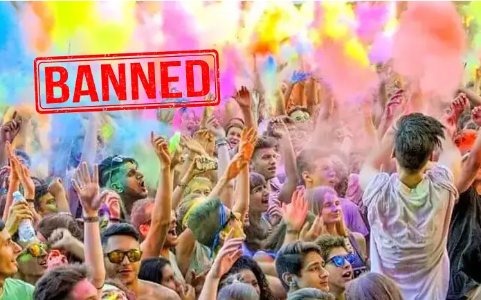 holi banned