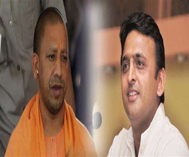 Yogi Adityanath and former CM Akhilesh Yadav