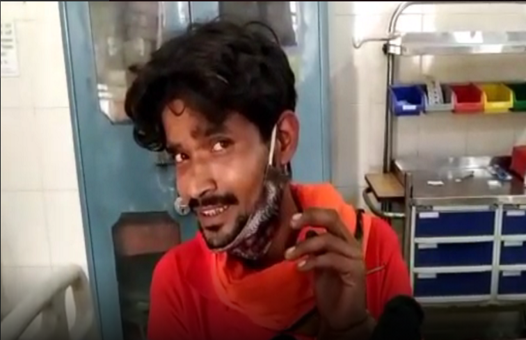 victim of up police brutality