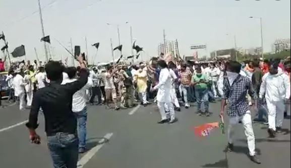 Farmers protest Ghazipur