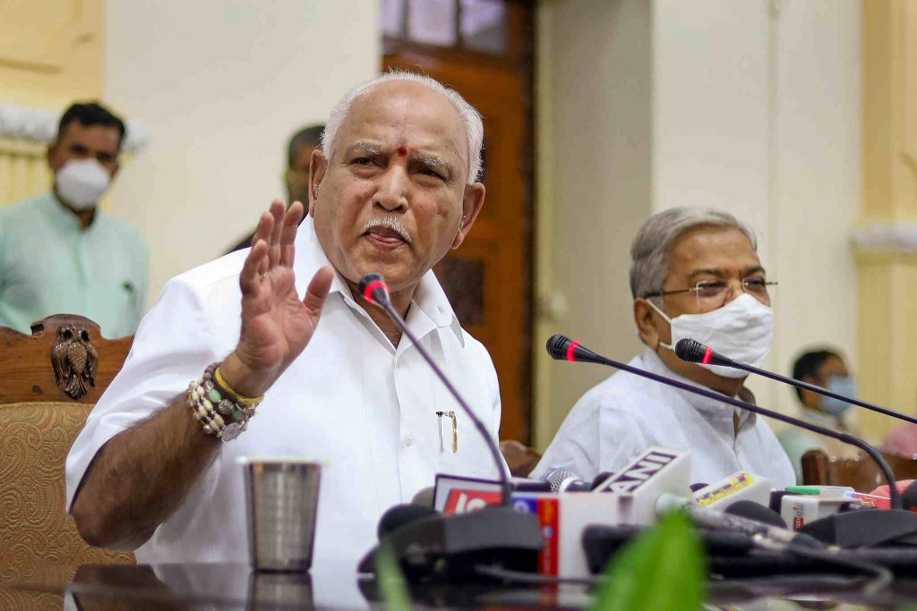 Karnataka Chief Minister BS Yediyurappa