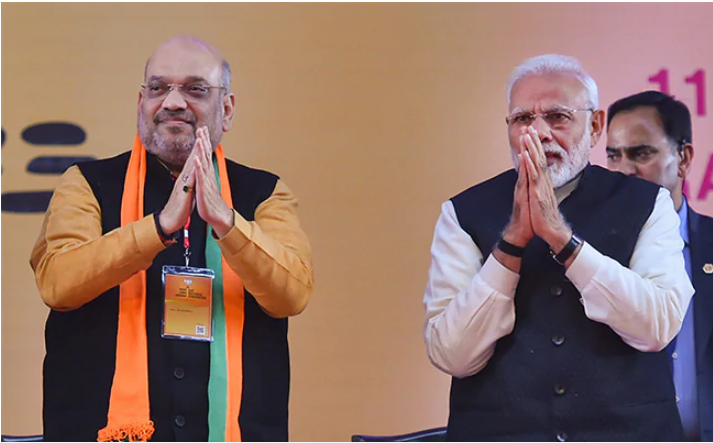 Nrendra modi and Amit shah