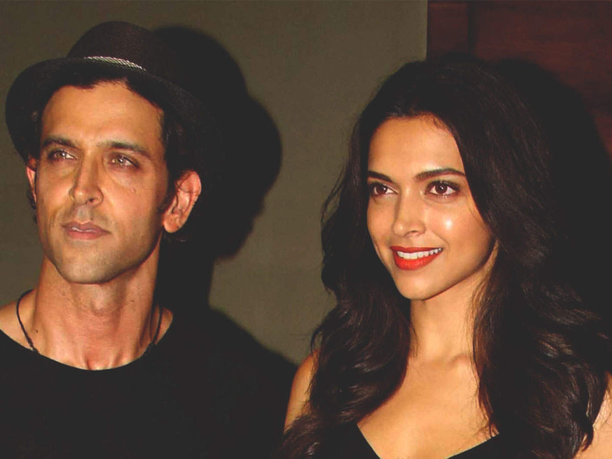 Hrithik Roshan and Deepika Padukone