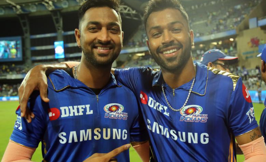 Krunal Pandya joined brother Hardik pandya