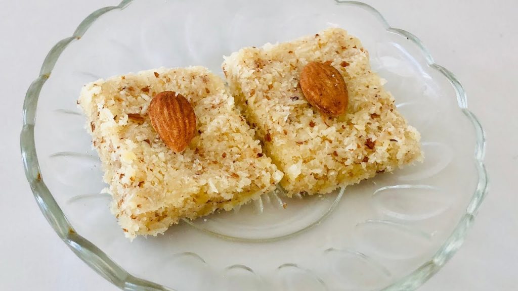 Nariyal-Badam Barfi 