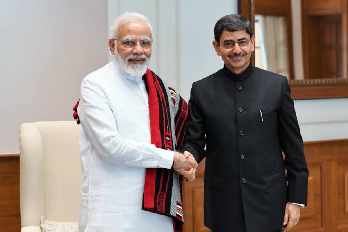 RN Ravi with PM Modi