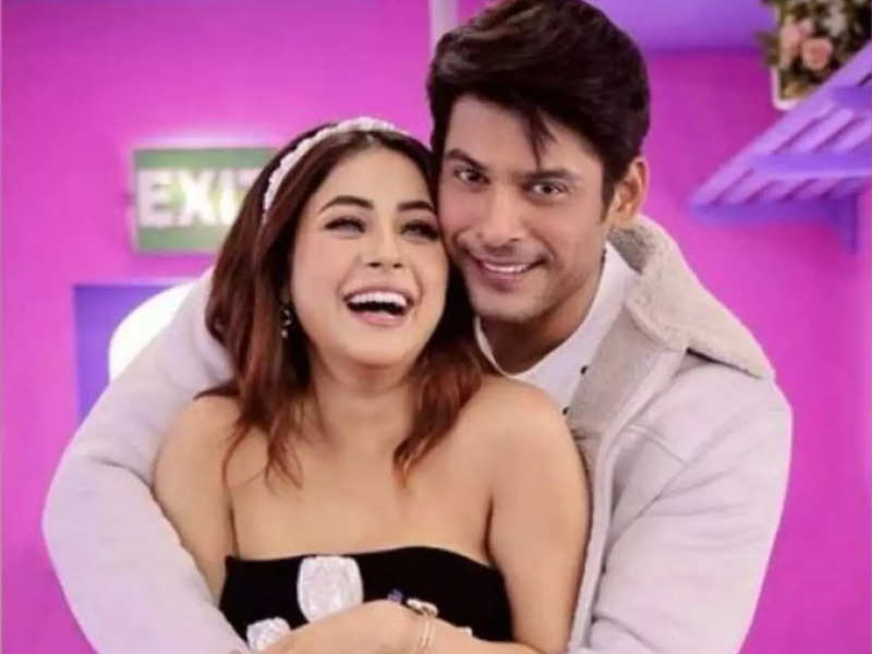 Shehnaaz Gill with Sidharth Shukla