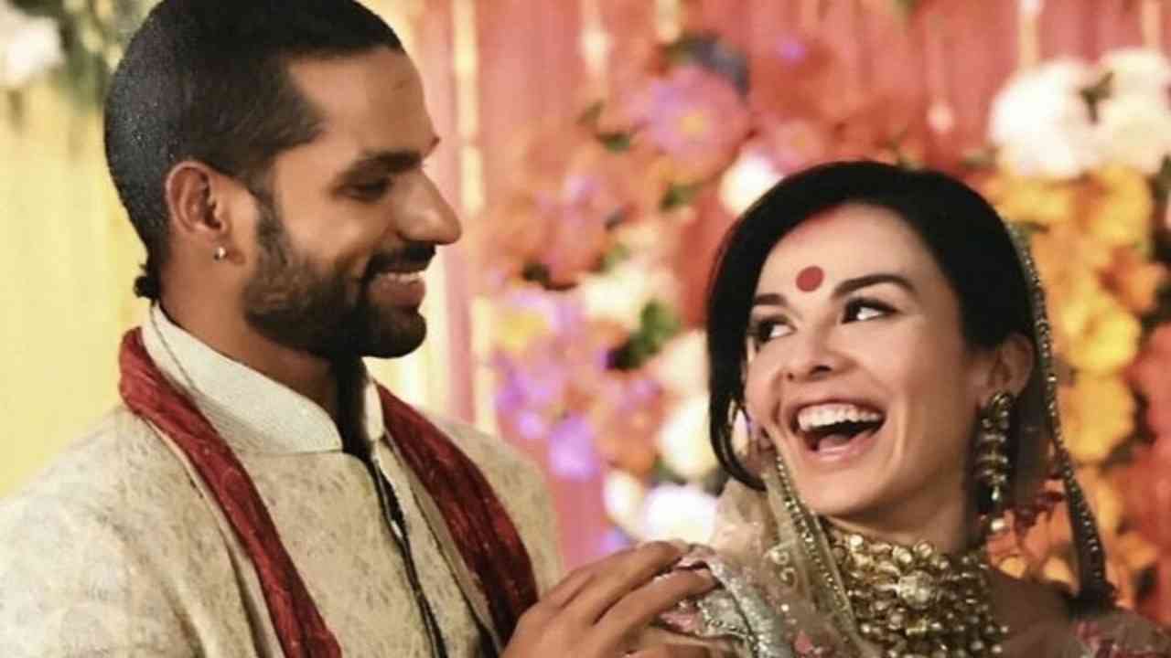 Shikhar Dhawan and Aesha Mukerji