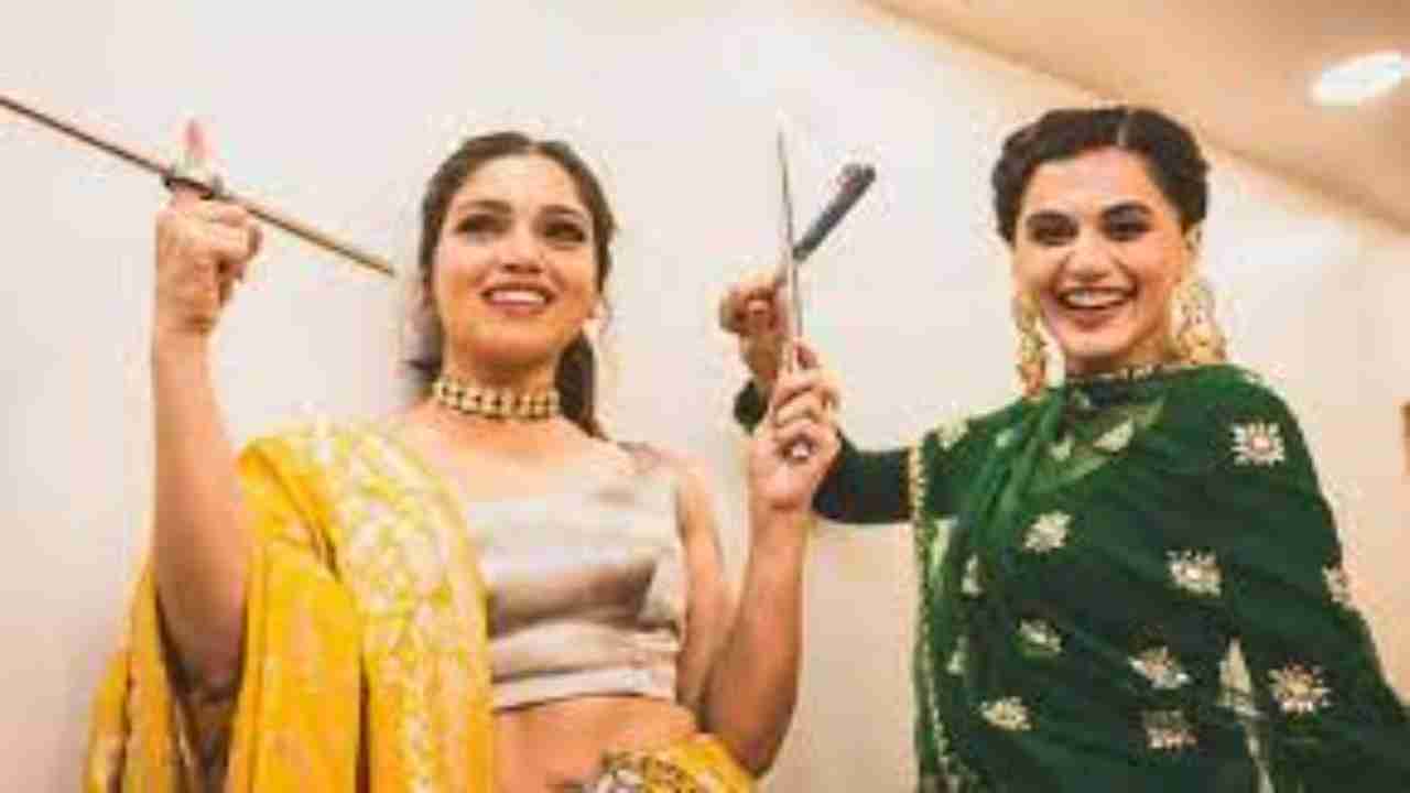 Taapsee Pannu and Bhumi Pednekar