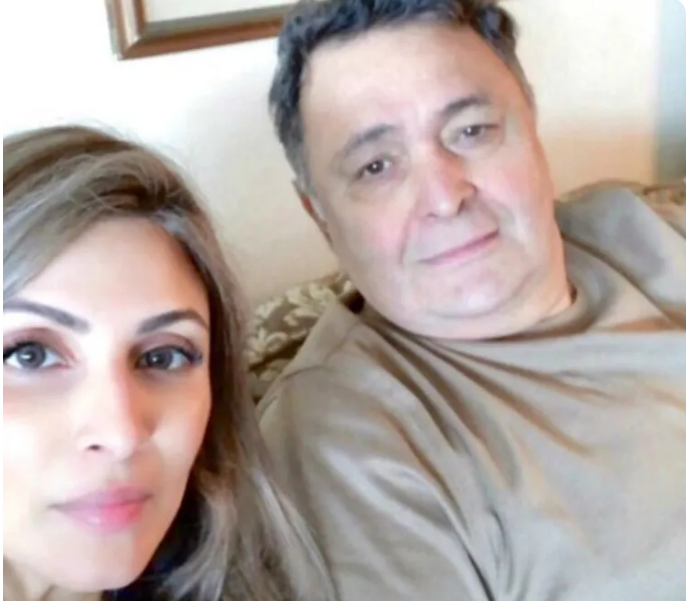 Riddhima Kapoor Sahni with her father Rishi Kapoor