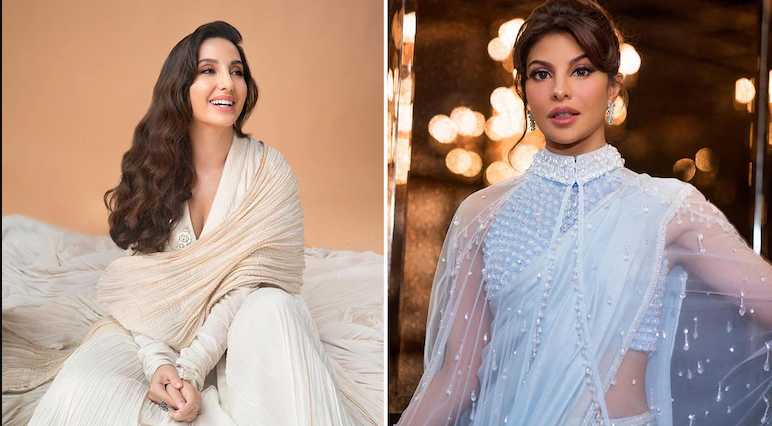 actor Nora Fatehi and Jacqueline Fernandez