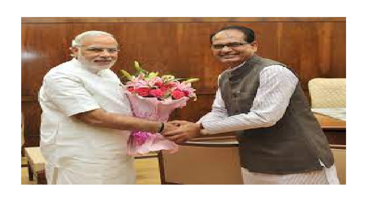 Minister Narendra Modi and Shivraj Singh Chouhan