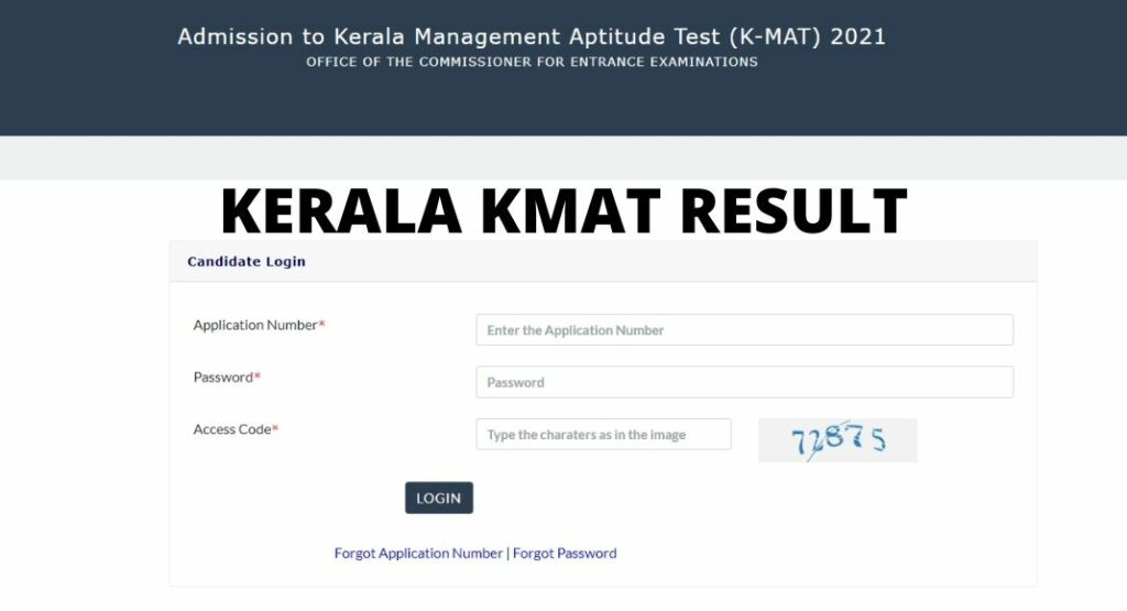 KMAT 2021 result