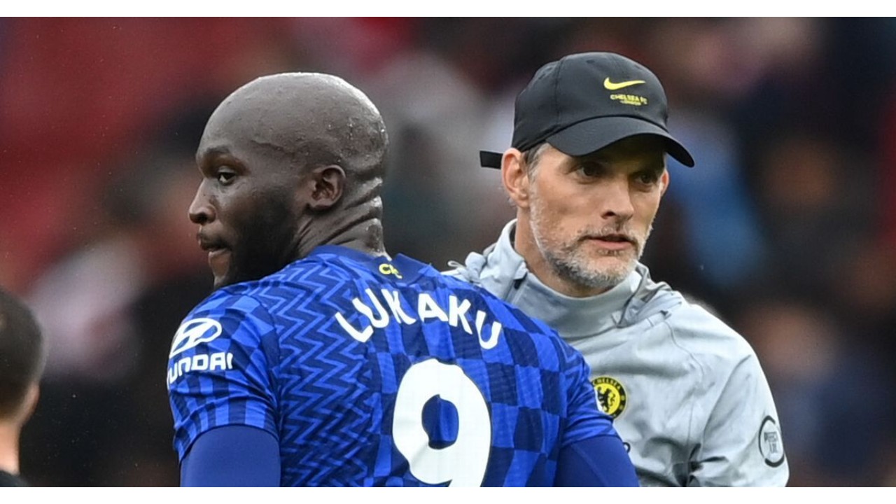 Thomas Tuchel and Romelu Lukaku