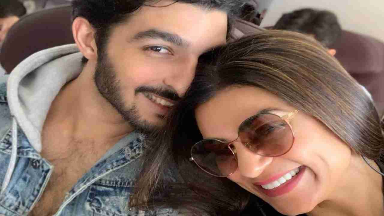 Rohman Shawl and Sushmita Sen