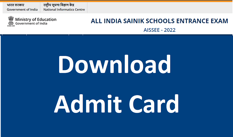 AISSEE Admit Card 2022