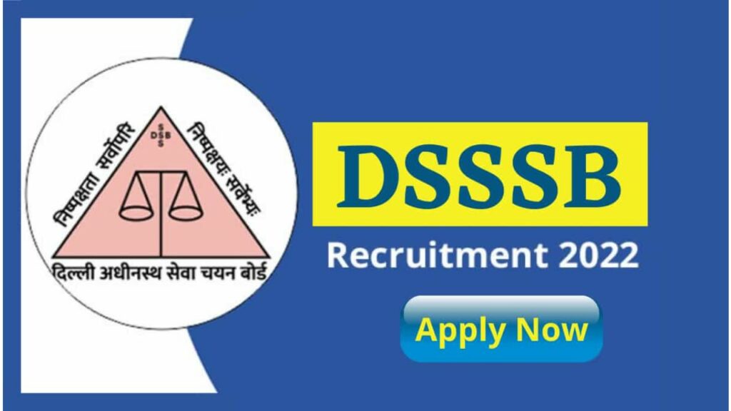 DSSSB 2022 recruitment exam