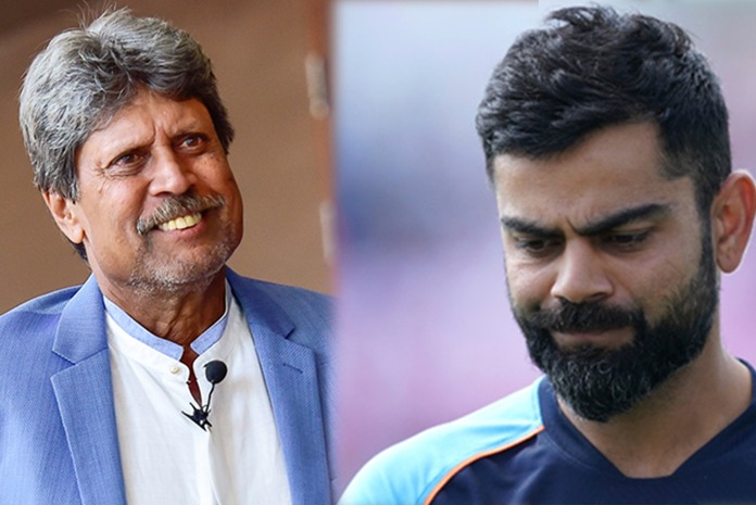 Kapil Dev and Virat Kohli