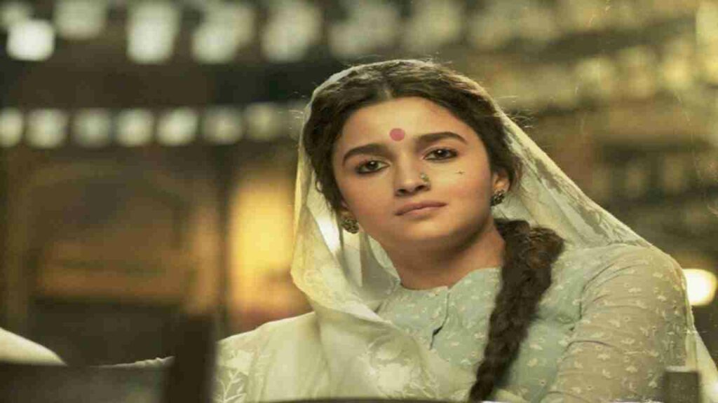 Alia Bhatt as gangubai Kathiawadi