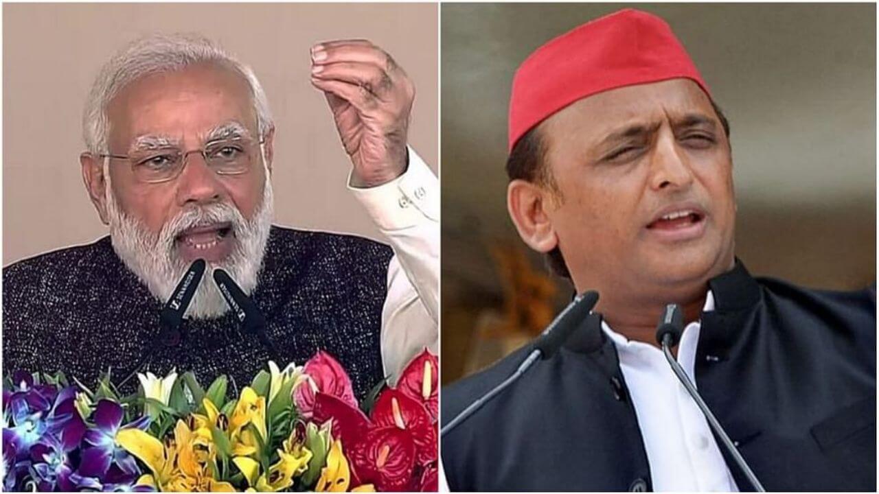 Akhilesh Yadav, Prime Minister Narendra Modi