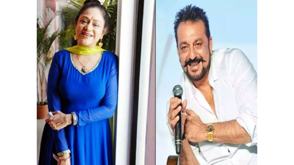 Aruna Irani and Sanjay Dutt