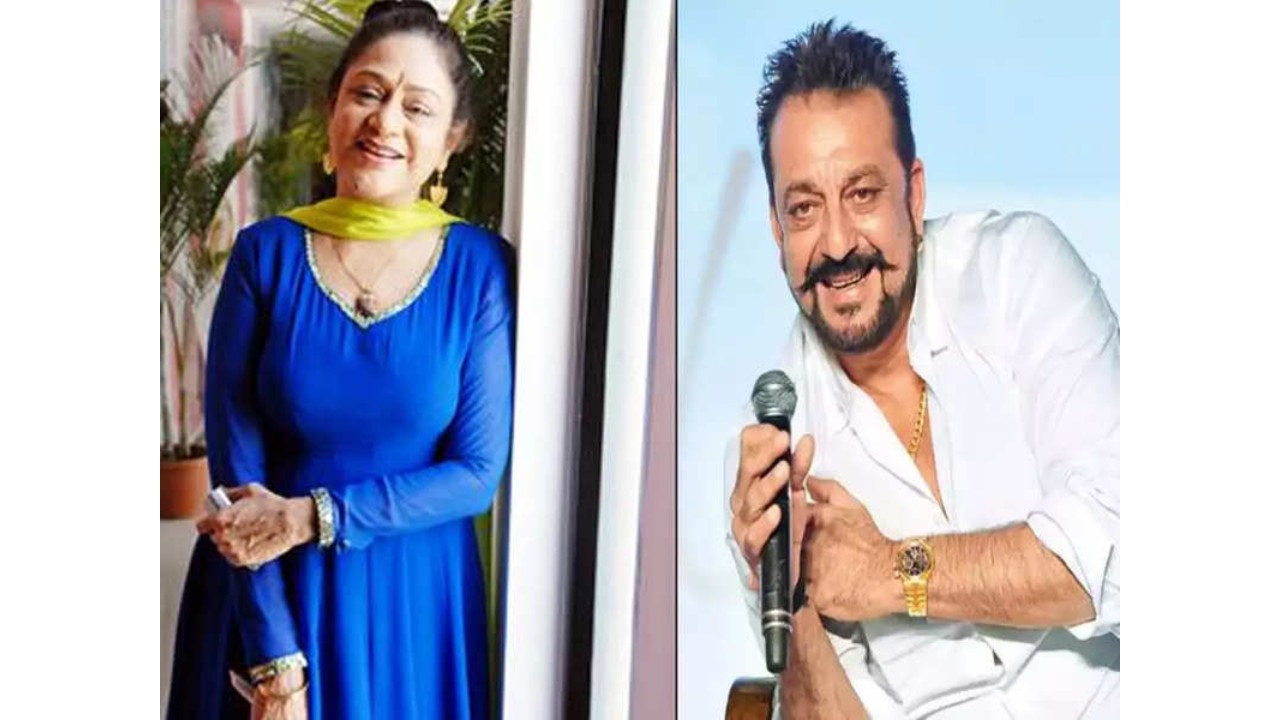 Aruna Irani and Sanjay Dutt