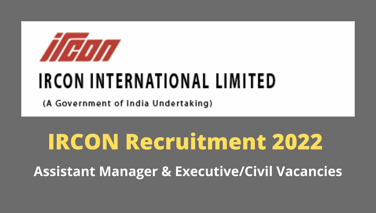 IRCON Recruitment