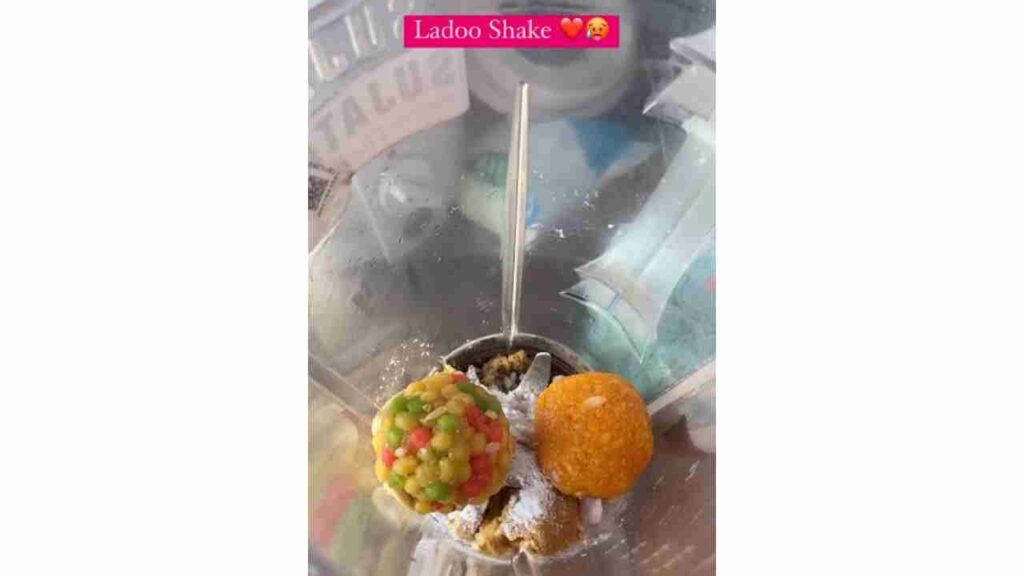 Laddoo Milkshake