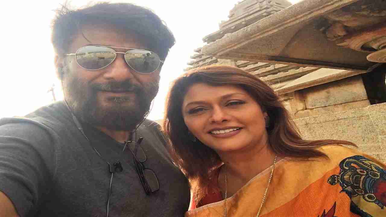 Vivek Agnihotri and Pallavi Joshi