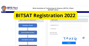 bitsat application form