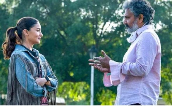 Alia Bhatt with SS Rajamouli